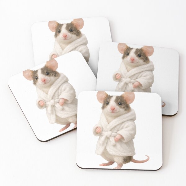 Item preview, Relaxing Bathrobe Fancy Mouse designed and sold by Sillytoe.