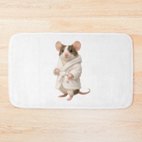 Item preview, Relaxing Bathrobe Fancy Mouse designed and sold by Sillytoe.