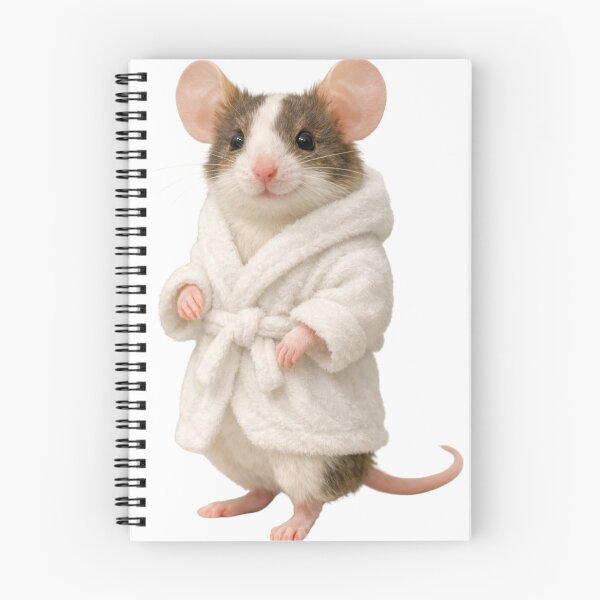Item preview, Relaxing Bathrobe Fancy Mouse designed and sold by Sillytoe.