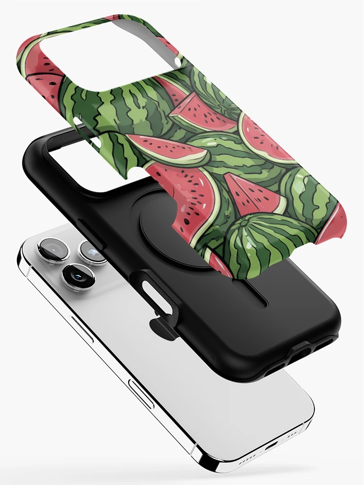 Thumbnail 2 of 4, iPhone Case, Watermelon Pattern designed and sold by RkskArt.
