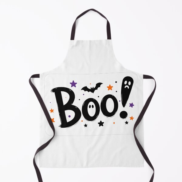 Item preview, Halloween Boo Typography Sticker designed and sold by DoveArtDesigns.