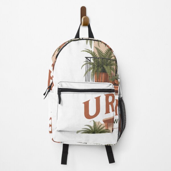 Item preview, Urban Jungle – Apartment Balcony Scene – Thriving Ferns & Succulents – Terracotta Aesthetic – Plant Lover Art designed and sold by bobscraze.
