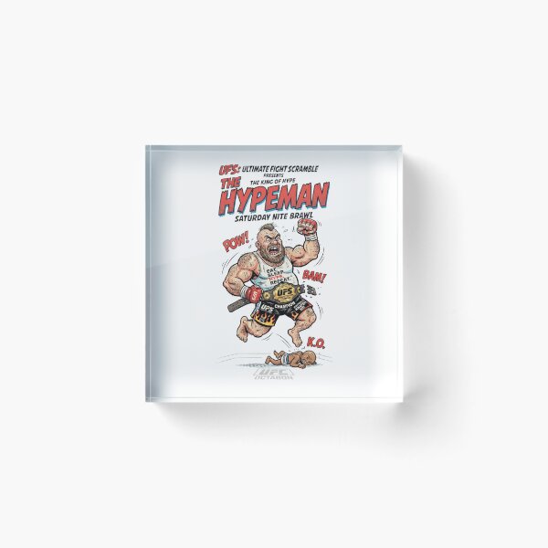 Item preview, Funny MMA Fighter The Hypeman Champion Comic Poster designed and sold by annaarthk.