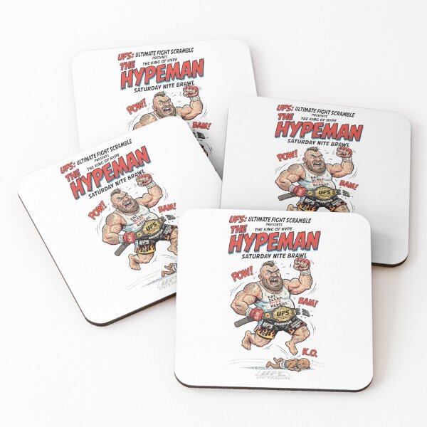Item preview, Funny MMA Fighter The Hypeman Champion Comic Poster designed and sold by annaarthk.