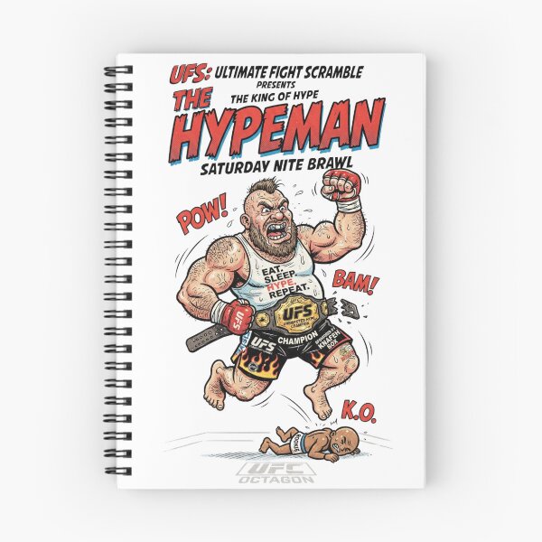 Item preview, Funny MMA Fighter The Hypeman Champion Comic Poster designed and sold by annaarthk.