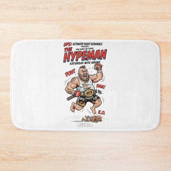Item preview, Funny MMA Fighter The Hypeman Champion Comic Poster designed and sold by annaarthk.