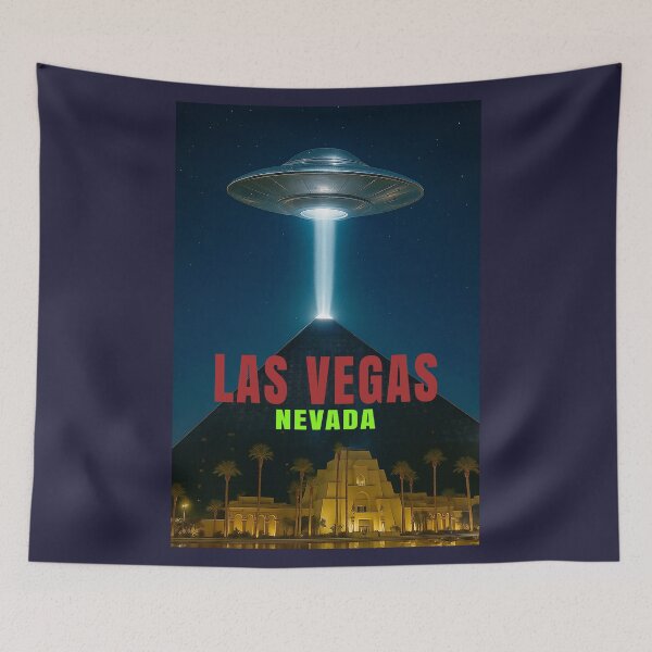 Item preview, UFO_OverLuxor designed and sold by aliengalaxiesglobal.