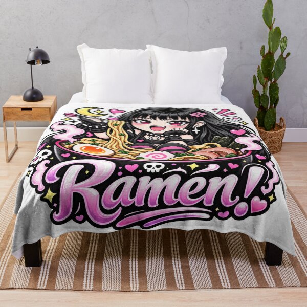 Item preview, Goth Food Gremlin Loves Ramen designed and sold by AnnekeJordaan.