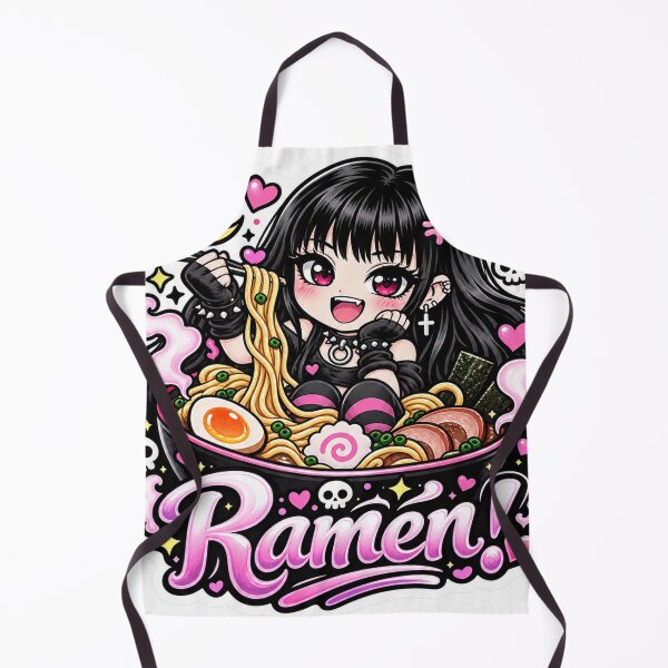 Item preview, Goth Food Gremlin Loves Ramen designed and sold by AnnekeJordaan.