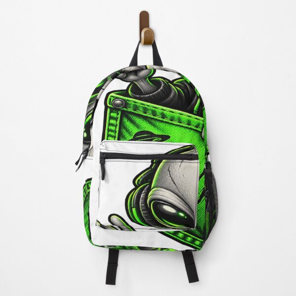 Item preview, Neon Alien Pocket Streetwear designed and sold by VYBORA Studio.