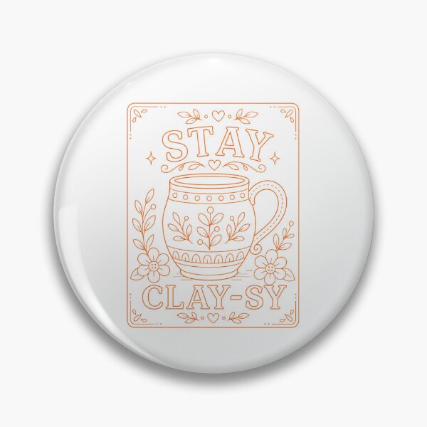 Item preview, Stay Clay-sy Pottery Mug Orange designed and sold by SamanthaLPottery.