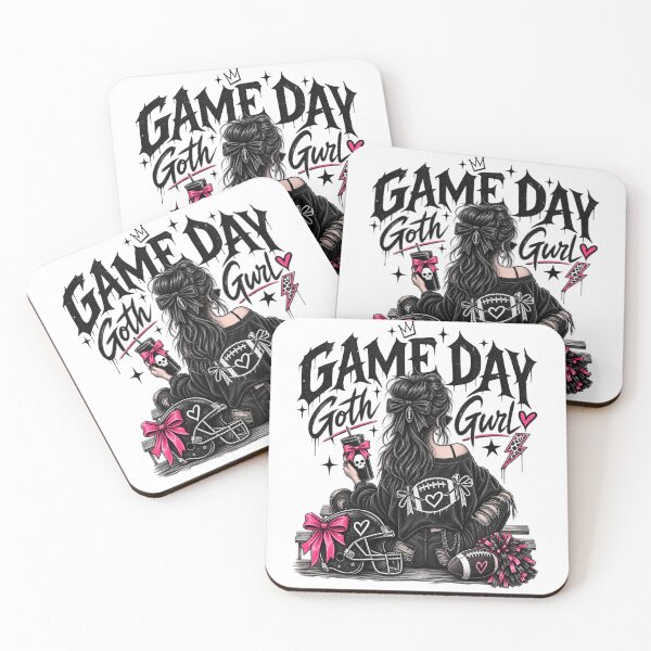 Item preview, Game Day Goth, Gothic Football Shirt, Alternative Goth Girl, Football Fan Gift designed and sold by Vireltoo.