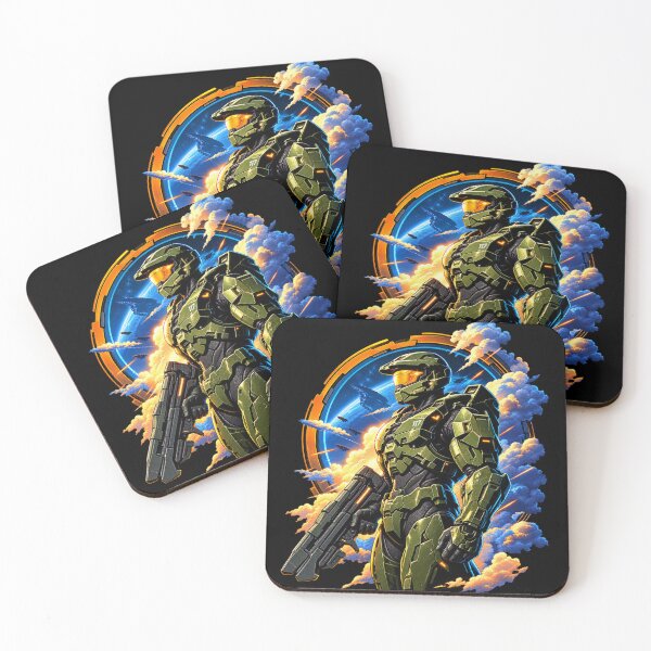 Item preview, Halo Spartan 117 Cosmic Battle Art designed and sold by Artify Works.