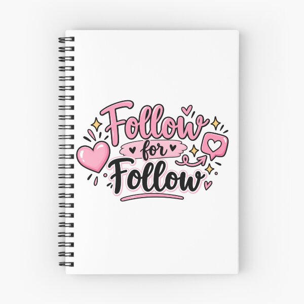Item preview, Follow for Follow – Cute Pink Social Media Sticker designed and sold by StickyDelights.