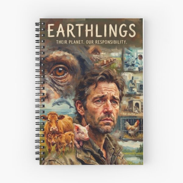 Item preview, Earthlings Documentary Fine Art Tribute designed and sold by Art's Diner.