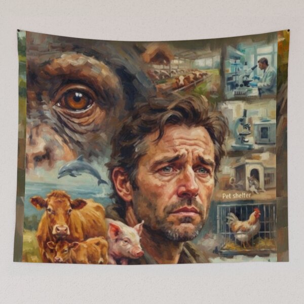 Item preview, Earthlings Documentary Fine Art Tribute designed and sold by Art's Diner.