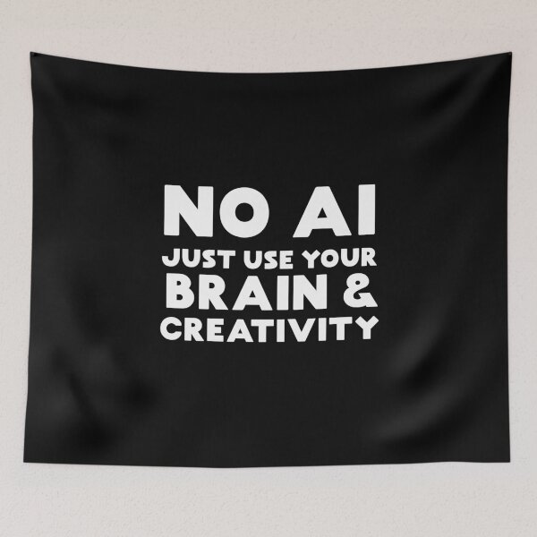 Item preview, No AI just use your brain and creativity  designed and sold by PG Illustration.