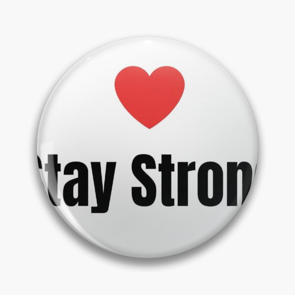 Item preview, Stay Strong - Minimal Heart Motivation Gift designed and sold by Softlife by Harvir.