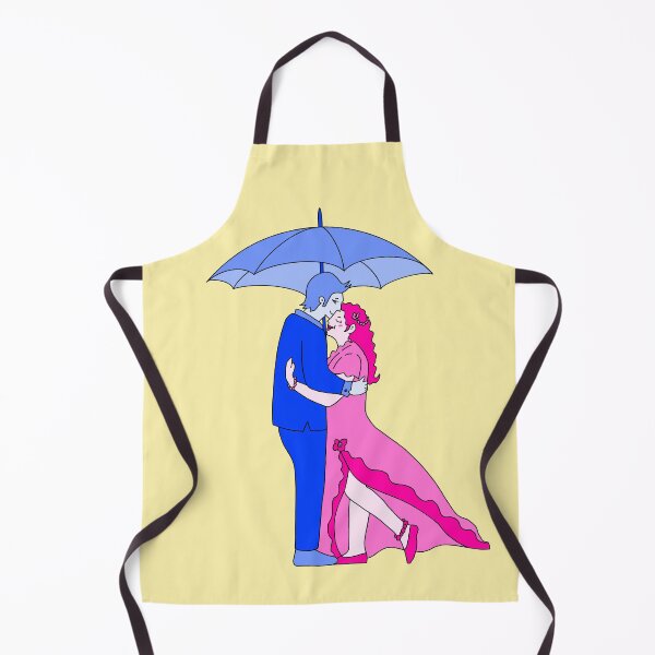 Item preview, Love Umbrella Pink And Blue With yellow background designed and sold by missmann.