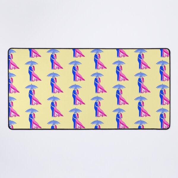 Item preview, Love Umbrella Pink And Blue With yellow background  designed and sold by missmann.