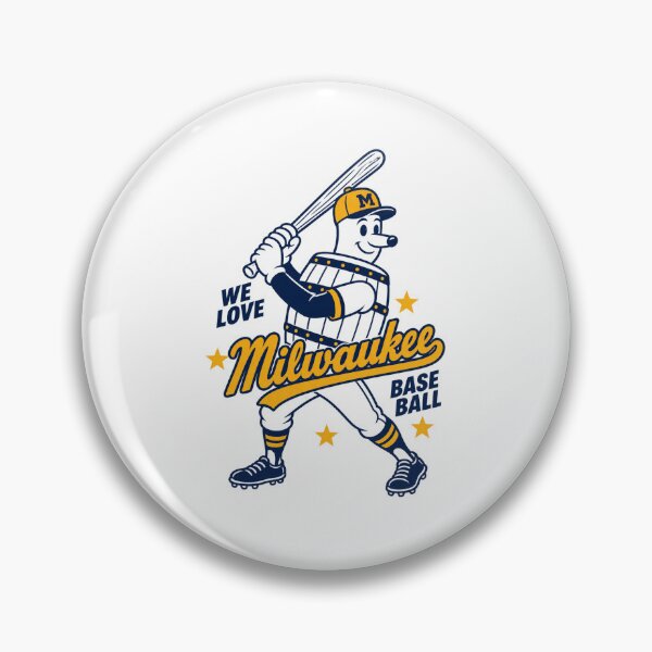 Item preview,  We Love Milwaukee Baseball Barrelman Outline designed and sold by GhostDawgs.