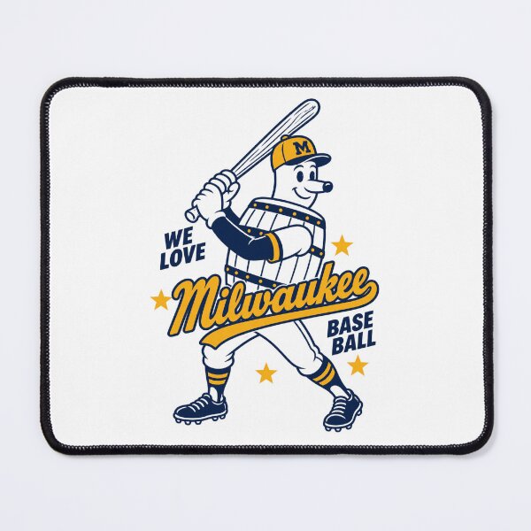 Item preview, We Love Milwaukee Baseball Barrelman Outline designed and sold by GhostDawgs.