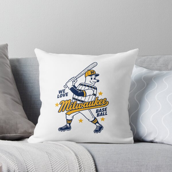 Item preview,  We Love Milwaukee Baseball Barrelman Outline designed and sold by GhostDawgs.