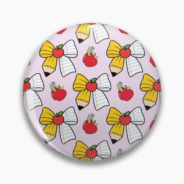 Item preview, Cute Back to School Pencil Apple Seamless Pattern – Kawaii School Supplies Design designed and sold by BigDigital.