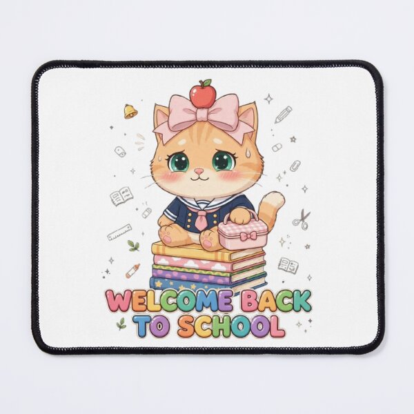 Item preview, Cute Welcome Back To School Apple Books designed and sold by Moody Vibes Studio.