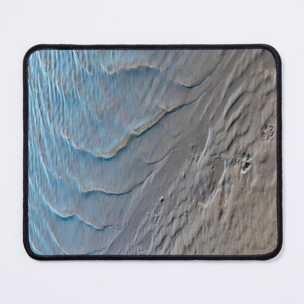 Item preview, Ethereal Tides: Abstract Blue Sand Ripples designed and sold by photossmirnov.