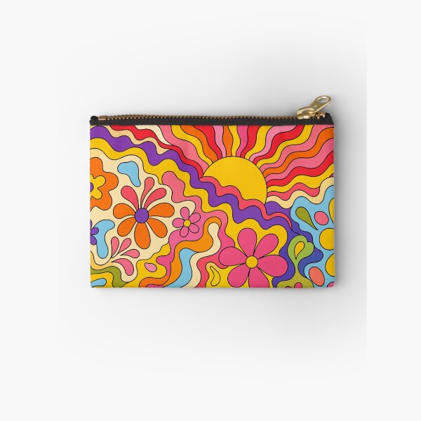Item preview, Retro 70s Groovy Sunshine Floral Pattern designed and sold by Far Out Goods.