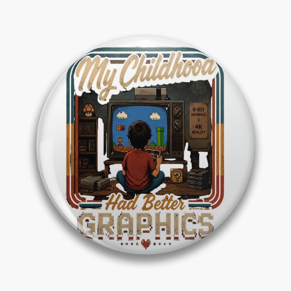 Artikelvorschau, 90er-Nostalgie, meine Kindheit hatte bessere Grafik, Retro entworfen und verkauft von amazouz1.