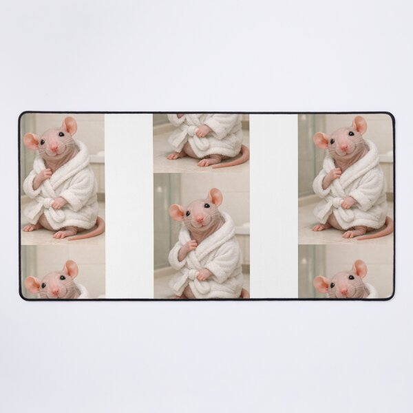Item preview, Cozy Bathrobe Hairless Rat designed and sold by Sillytoe.