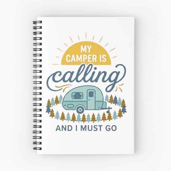 Item preview, My Camper Is Calling And I Must Go T-Shirt Design designed and sold by GabeMountainArt.