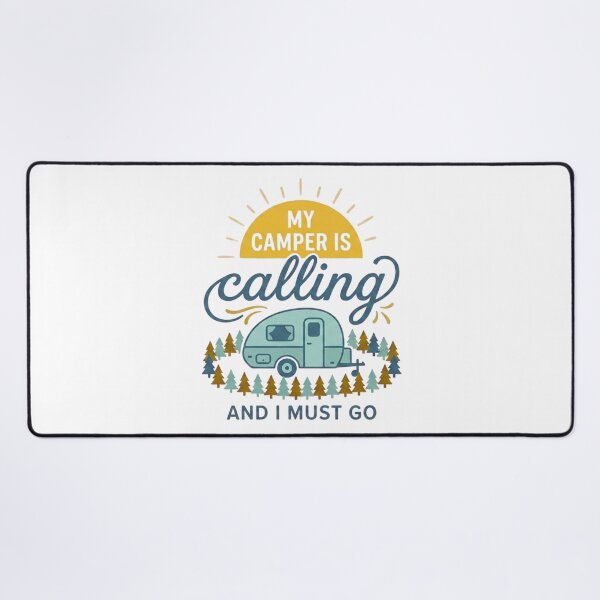 Item preview, My Camper Is Calling And I Must Go T-Shirt Design designed and sold by GabeMountainArt.