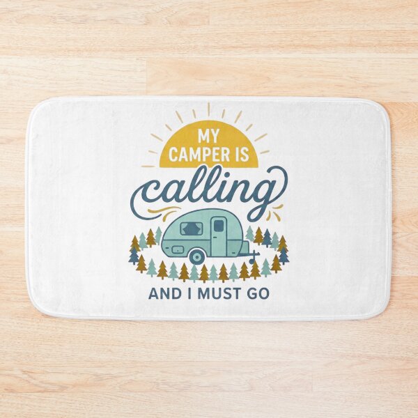 Item preview, My Camper Is Calling And I Must Go T-Shirt Design designed and sold by GabeMountainArt.