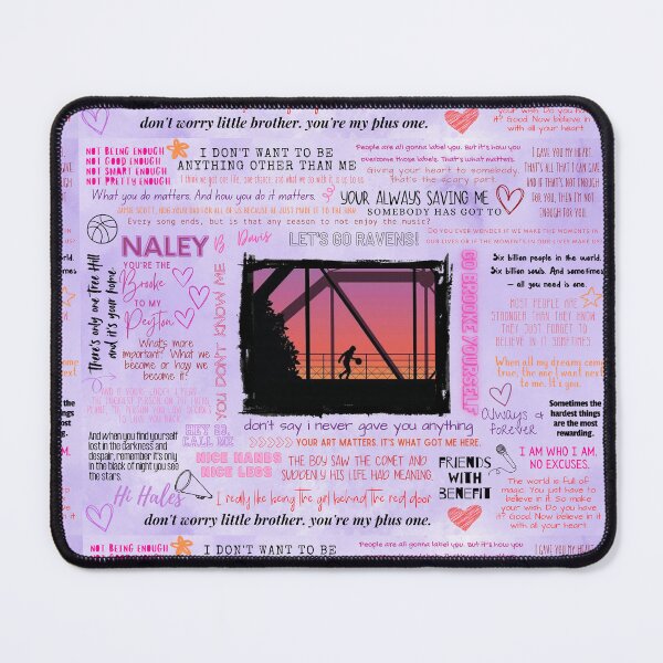 Item preview, One Tree Hill Quotes Collage – Iconic TV Show Moments Design Purple designed and sold by LittleMiddleMomma.