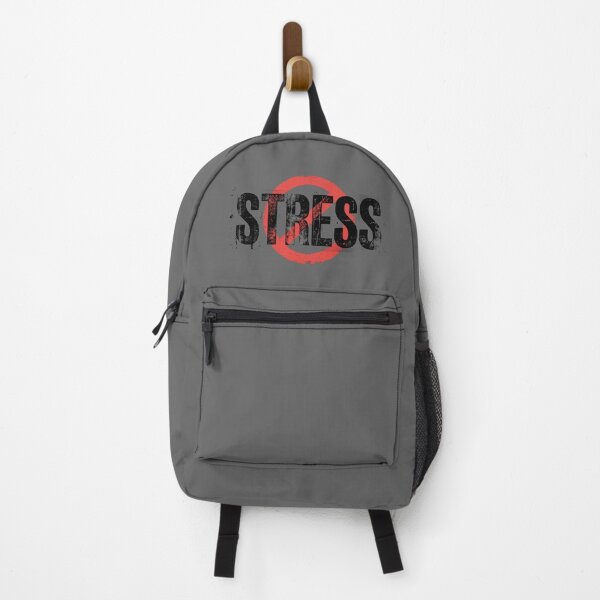 Item preview, No Stress Anti Anxiety Red Prohibited Symbol Mental Health designed and sold by KiwiRider.
