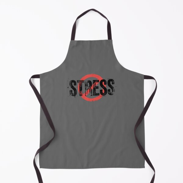 Item preview, No Stress Anti Anxiety Red Prohibited Symbol Mental Health designed and sold by KiwiRider.