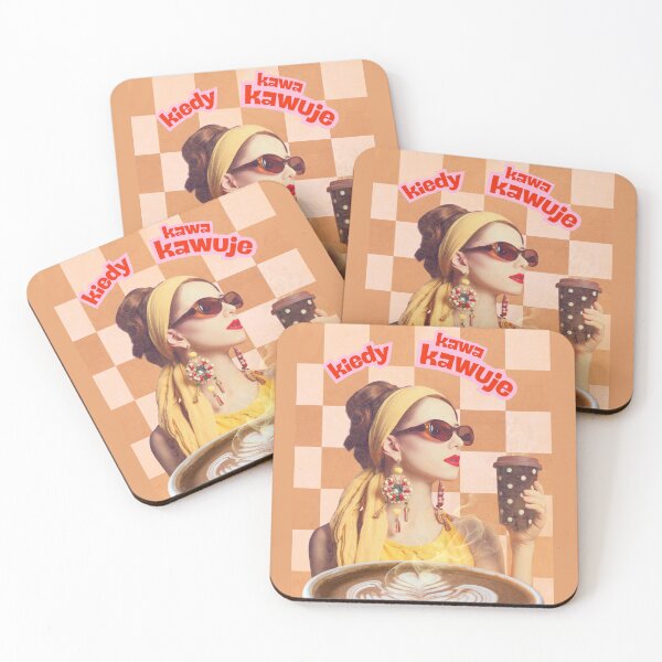 Item preview, Retro coffee poster - Poland edition designed and sold by Lunardreams54.