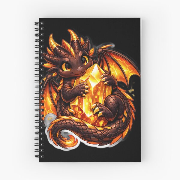 Item preview, Minimalist Black Dragon with Vibrant Orange Spikes Sticker designed and sold by Freestyle Prints.