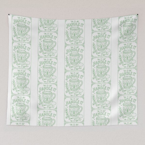 Item preview, Handle it Pottery Mug Green designed and sold by SamanthaLPottery.