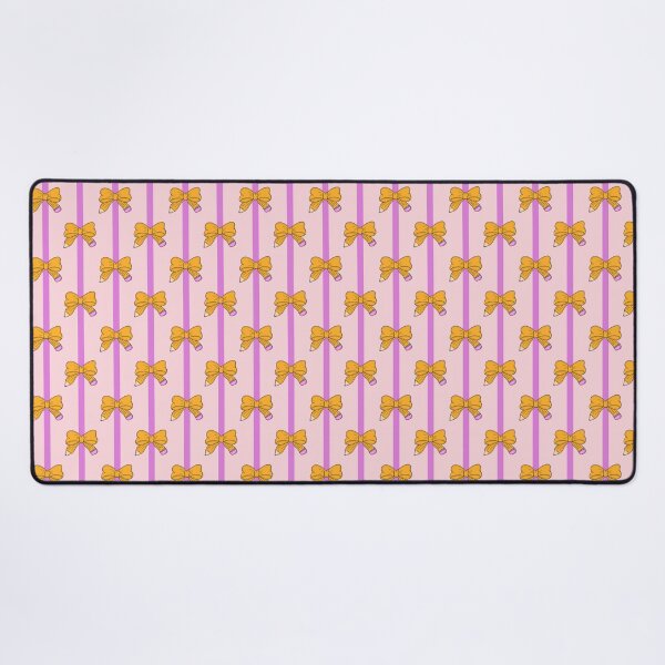 Item preview, Pencil Perfect Bows Pink School Pattern designed and sold by CI Creative Design LLC.
