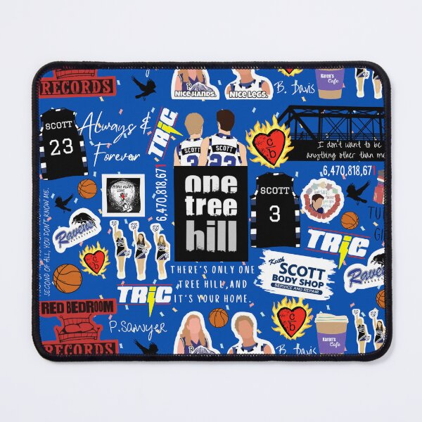 Item preview, One Tree Hill Collage – Vintage TV-Inspired Fan Art Design designed and sold by LittleMiddleMomma.