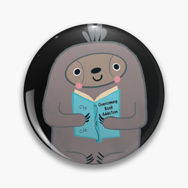 Item preview, Bookish Era Funny Sloth designed and sold by Renata Illustrata.