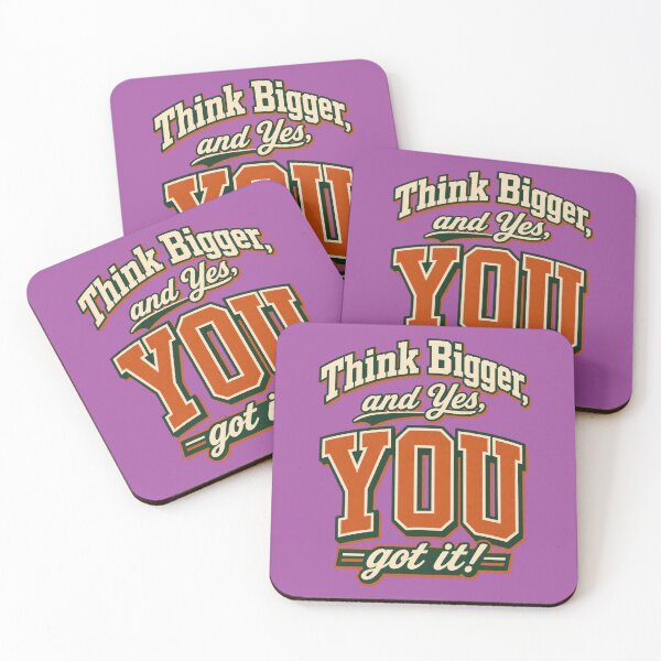 Item preview, Think Bigger and Yes, You got it! designed and sold by Zakvoro.