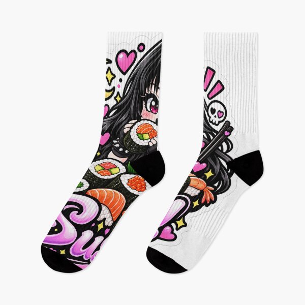 Item preview, Goth Food Gremlin Loves Sushi designed and sold by AnnekeJordaan.