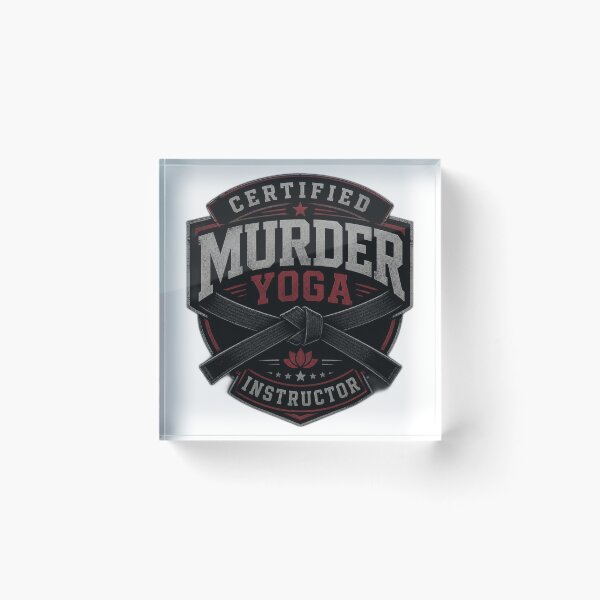 Item preview, Certified Murder Yoga Instructor BJJ Coach designed and sold by Martial-Art-23.