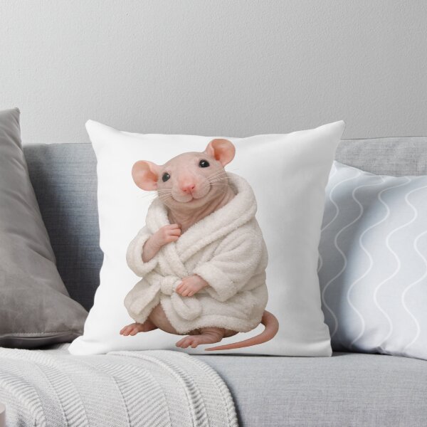 Item preview, Relaxing Bathrobe Hairless Rat designed and sold by Sillytoe.