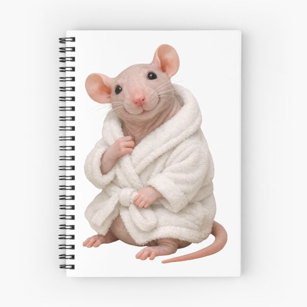 Item preview, Relaxing Bathrobe Hairless Rat designed and sold by Sillytoe.
